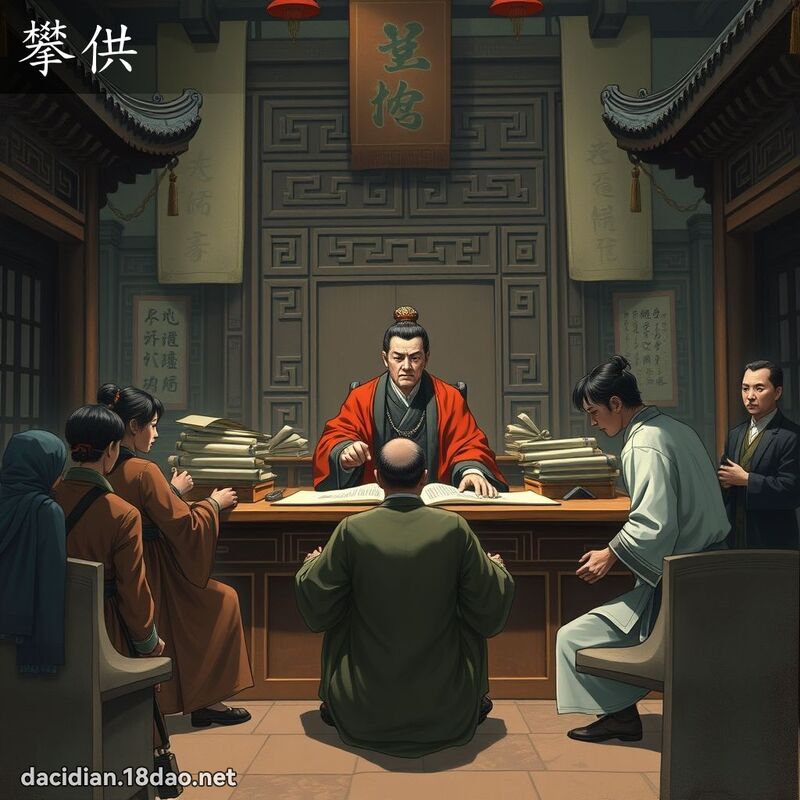 攀供 - 國語大辭典配圖