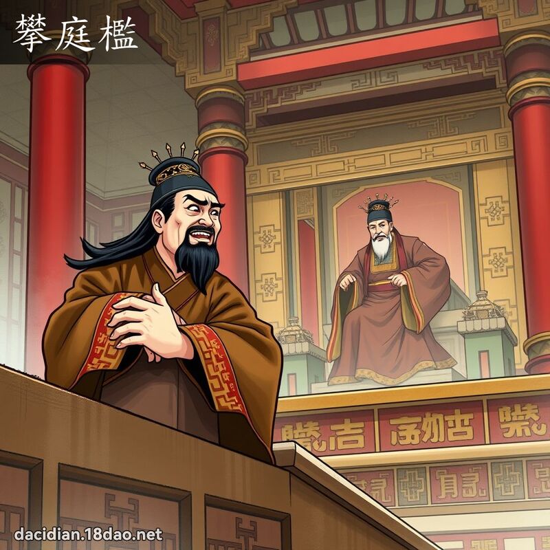 攀庭檻 - 國語大辭典配圖