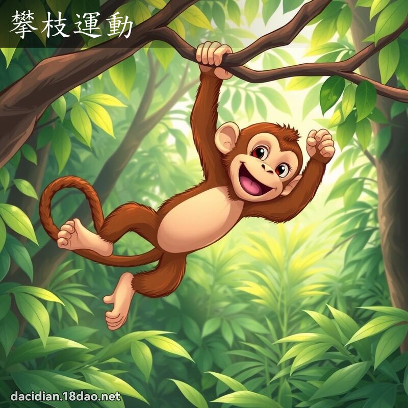 攀枝运动 - 国语大辞典配图