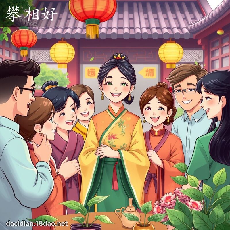攀相好 - 國語大辭典配圖