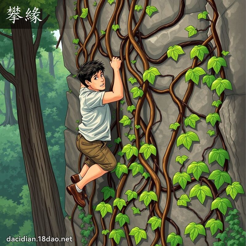 攀緣 - 國語大辭典配圖