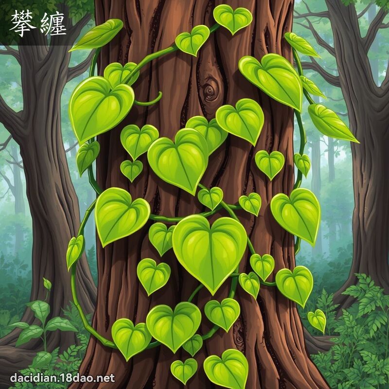 攀纏 - 國語大辭典配圖