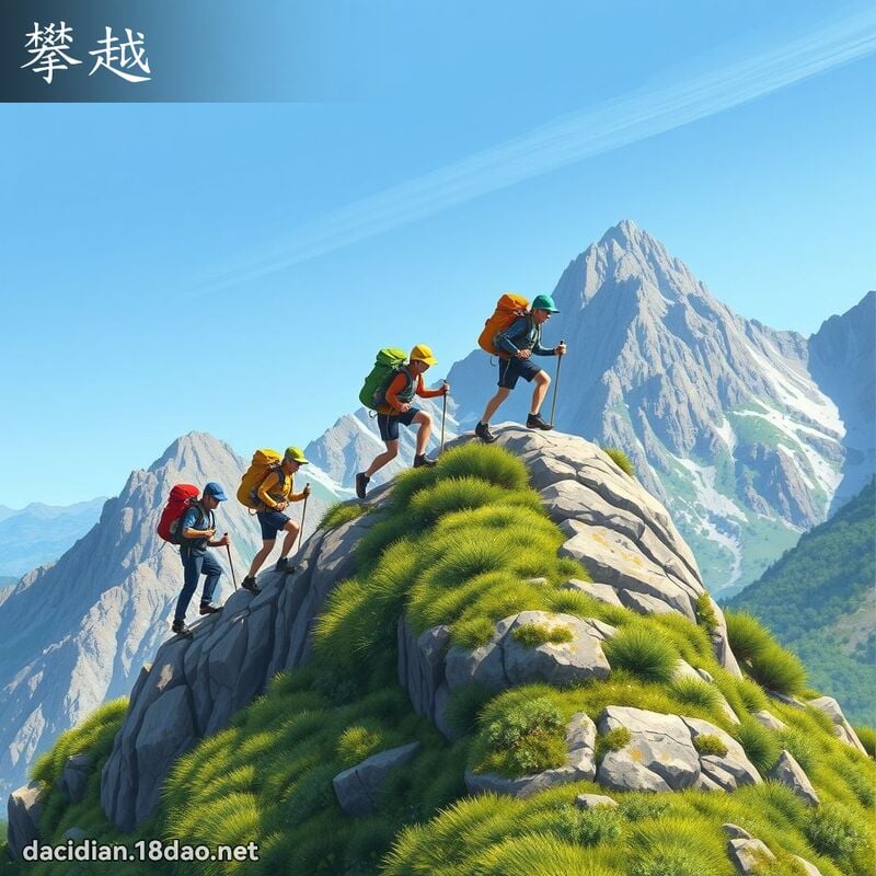 攀越 - 國語大辭典配圖