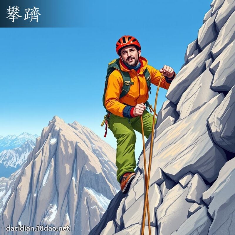 攀躋 - 國語大辭典配圖