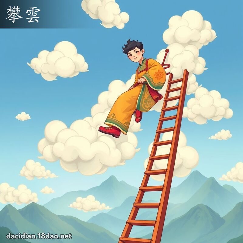 攀雲 - 國語大辭典配圖