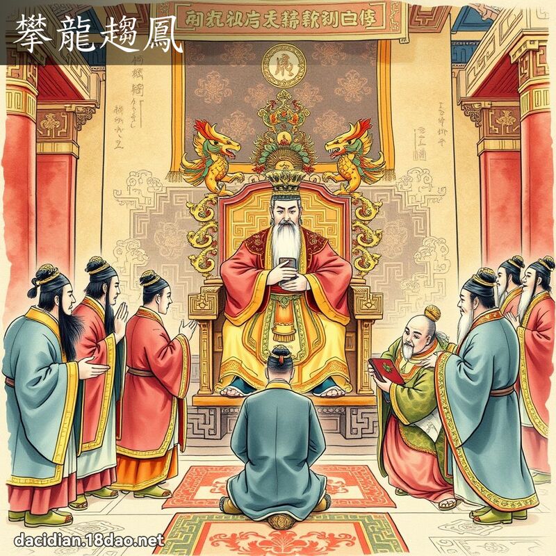 攀龍趨鳳 - 國語大辭典配圖