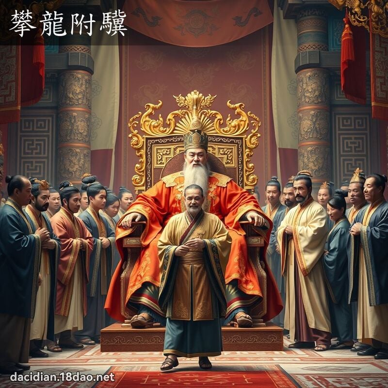 攀龍附驥 - 國語大辭典配圖