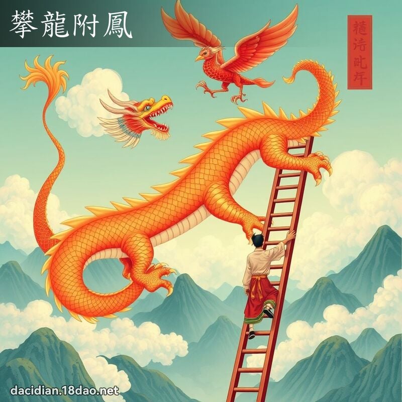 攀龍附鳳 - 國語大辭典配圖