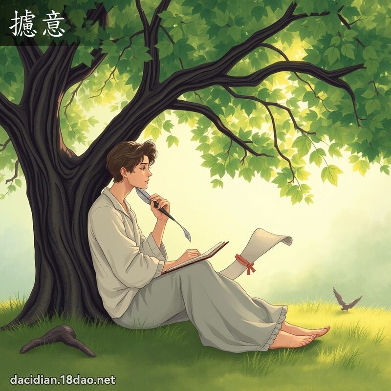 攄意 - 國語大辭典配圖
