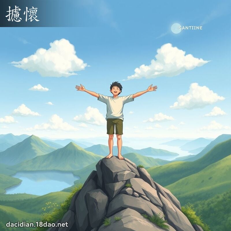 攄怀 - 国语大辞典配图