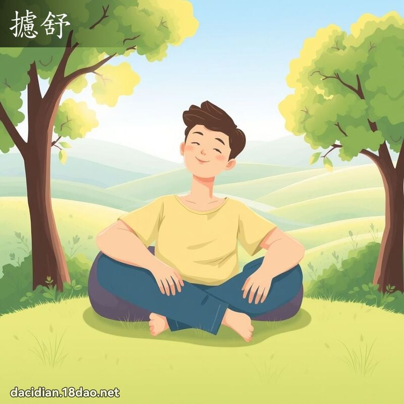 攄舒 - 国语大辞典配图