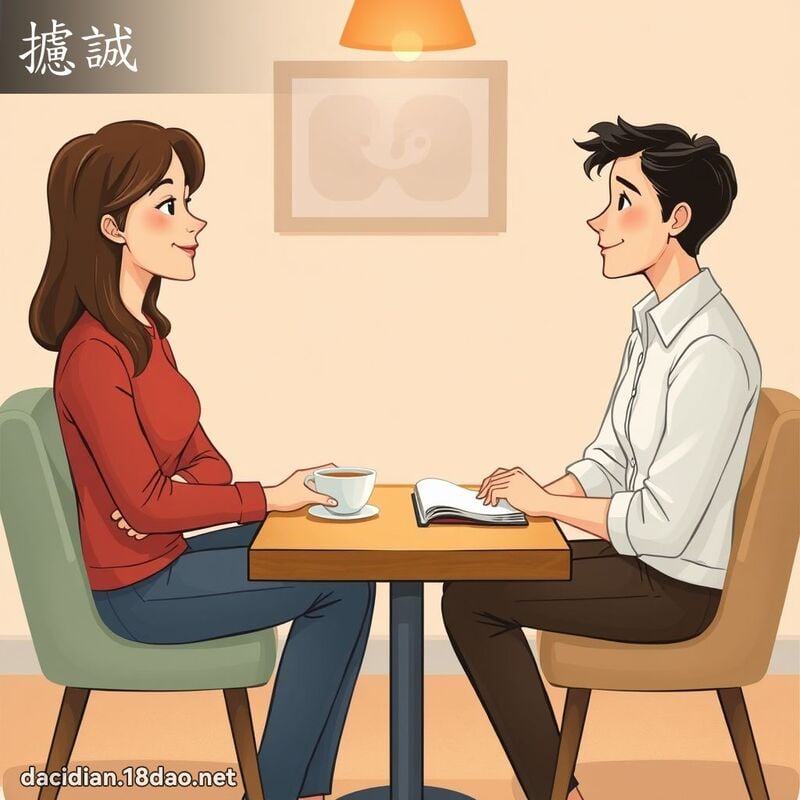 攄诚 - 国语大辞典配图