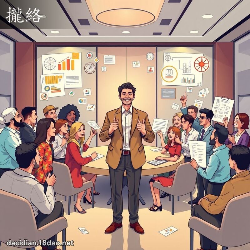 攏絡 - 國語大辭典配圖