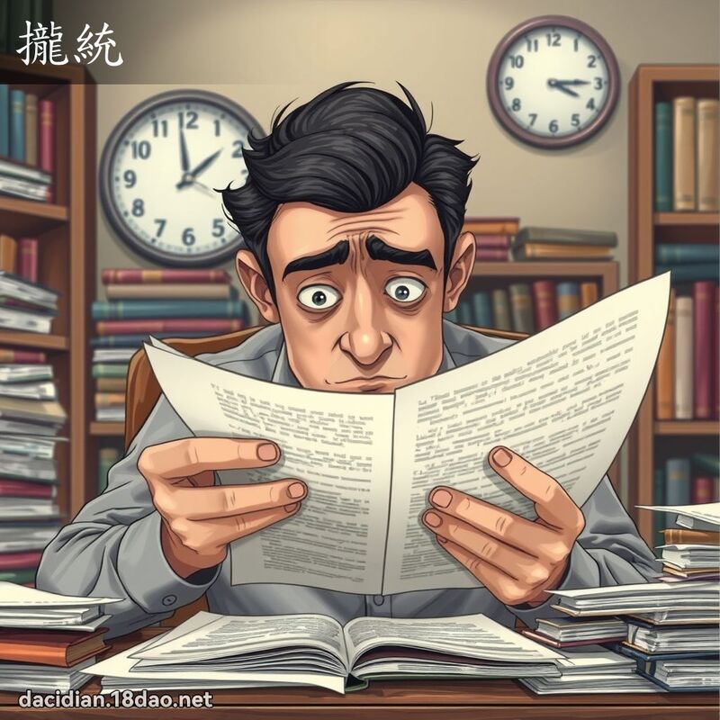 拢统 - 国语大辞典配图