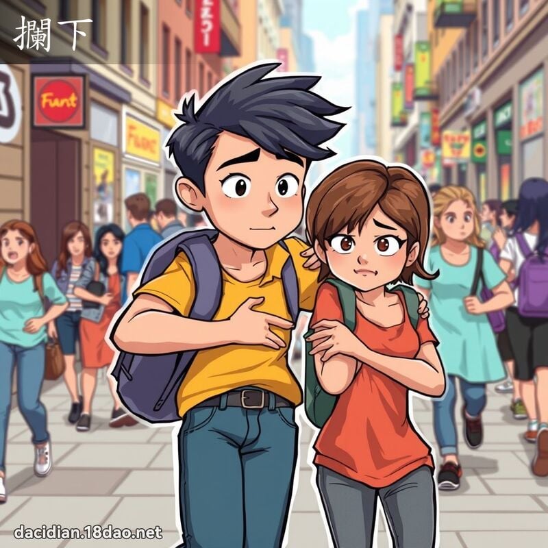 攔下 - 國語大辭典配圖