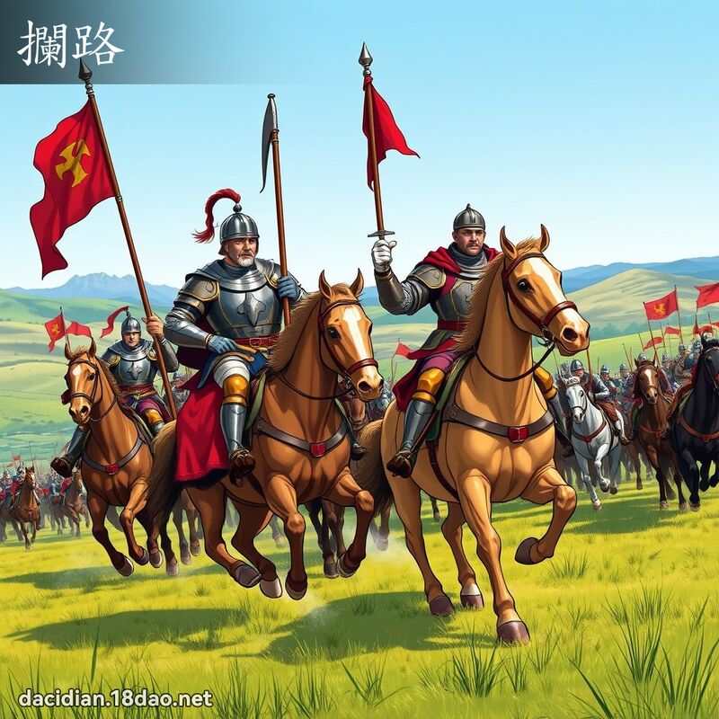 攔路 - 國語大辭典配圖