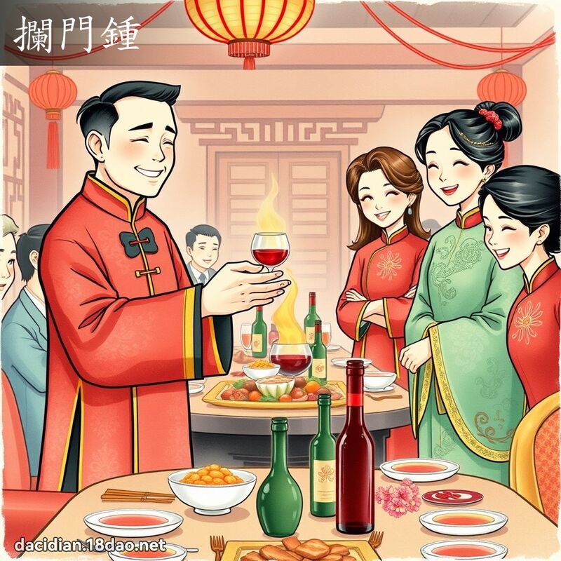 拦门鍾 - 国语大辞典配图