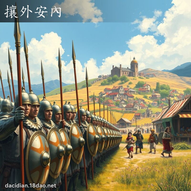 攘外安內 - 國語大辭典配圖