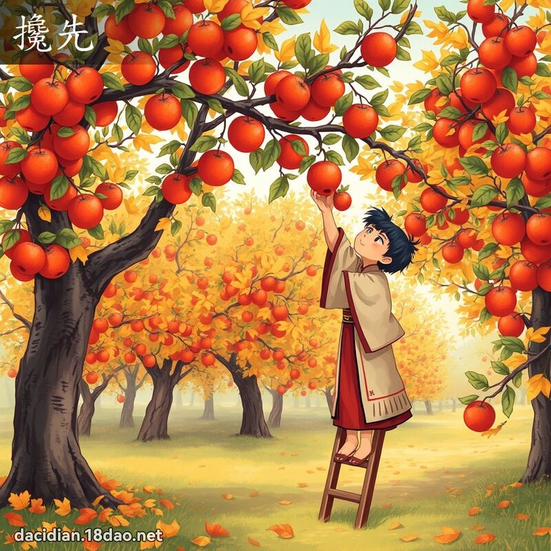 攙先 - 國語大辭典配圖