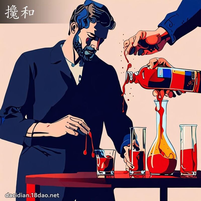 攙和 - 國語大辭典配圖