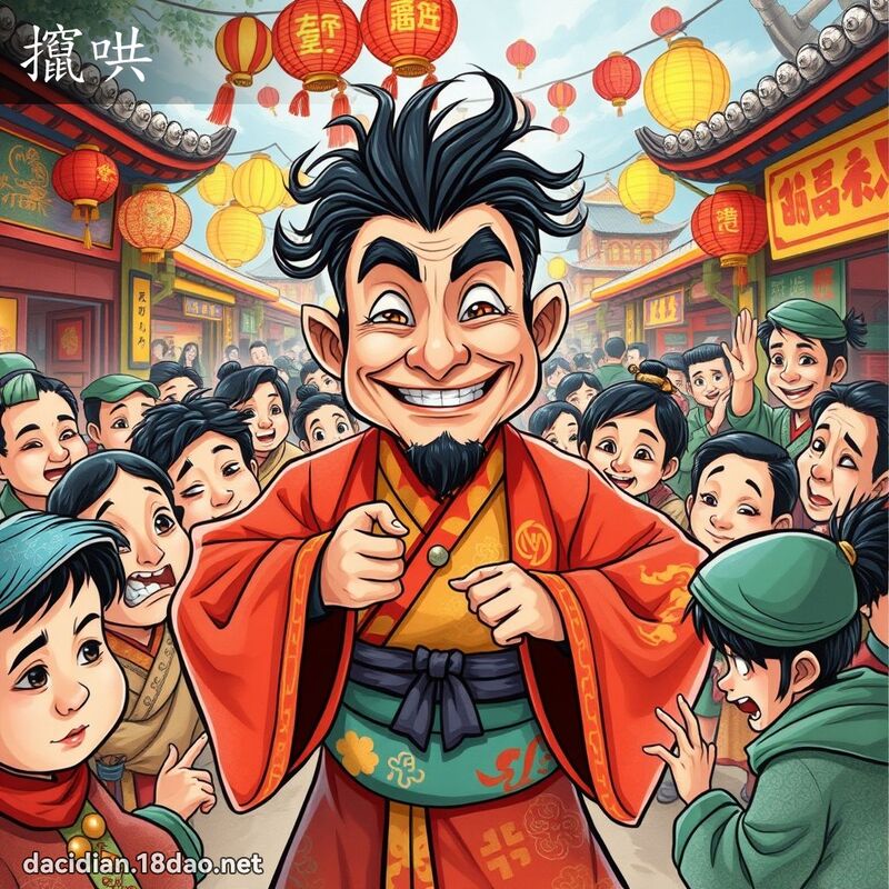 攛哄 - 國語大辭典配圖