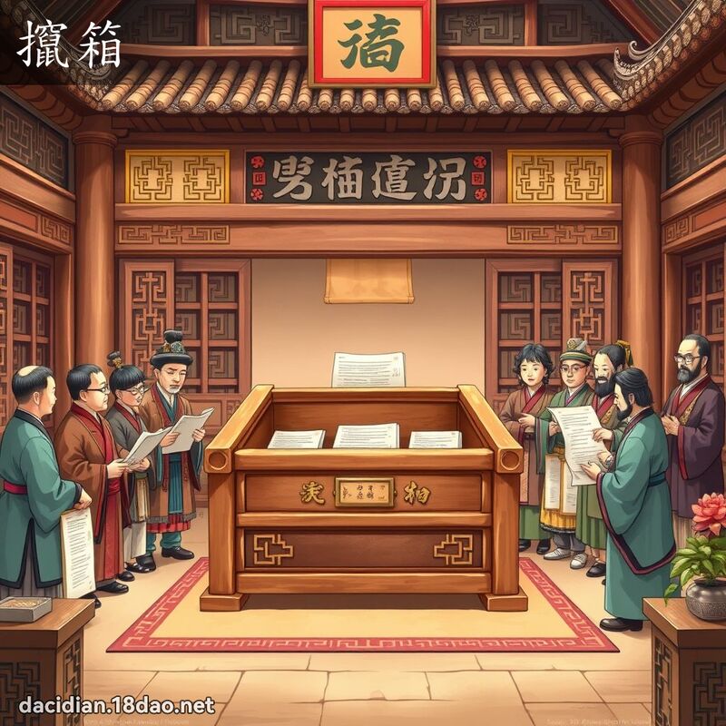 攛箱 - 國語大辭典配圖