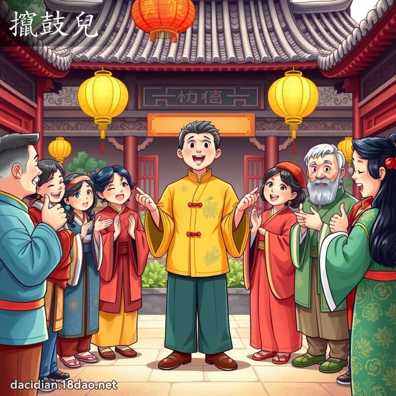攛鼓兒 - 國語大辭典配圖