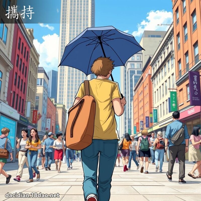 携持 - 国语大辞典配图
