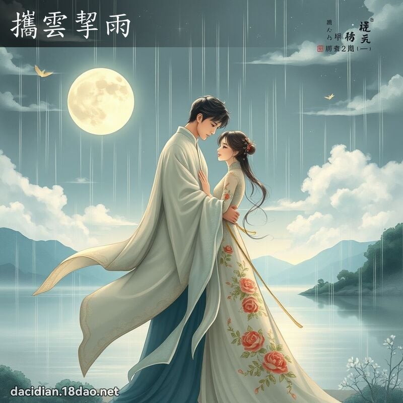 携云挈雨 - 国语大辞典配图