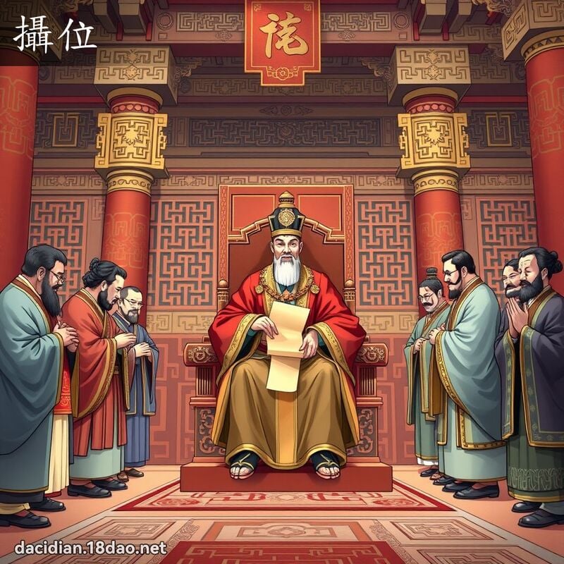 摄位 - 国语大辞典配图