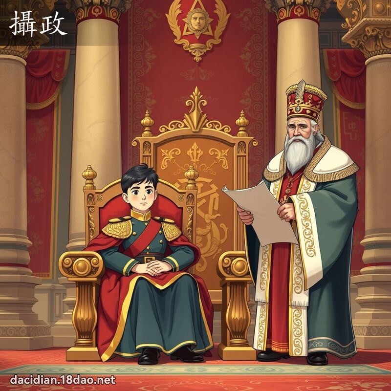 攝政 - 國語大辭典配圖