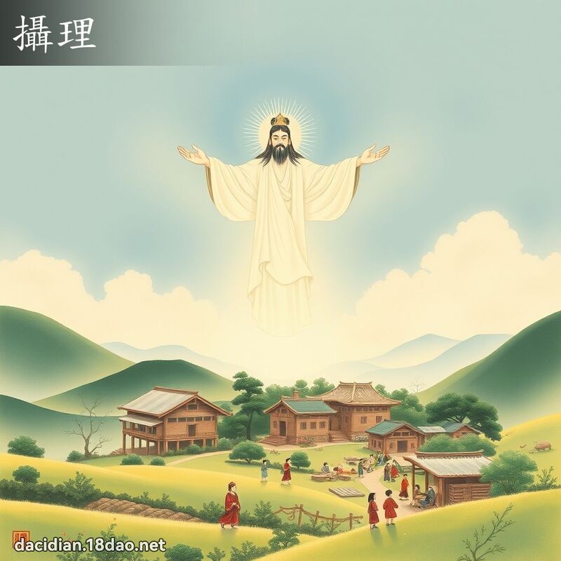 摄理 - 国语大辞典配图
