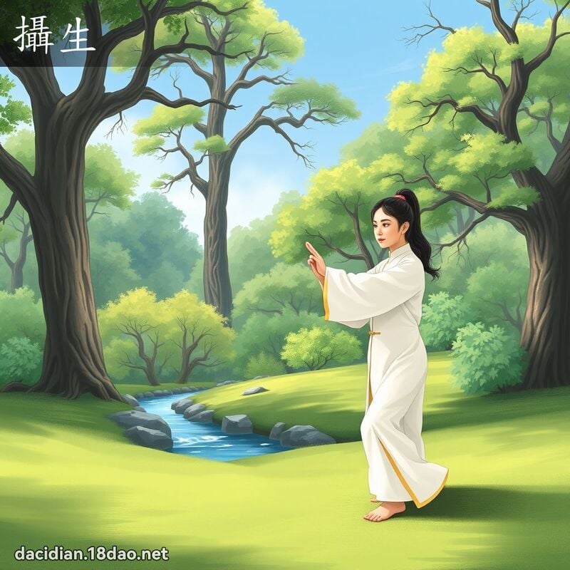摄生 - 国语大辞典配图