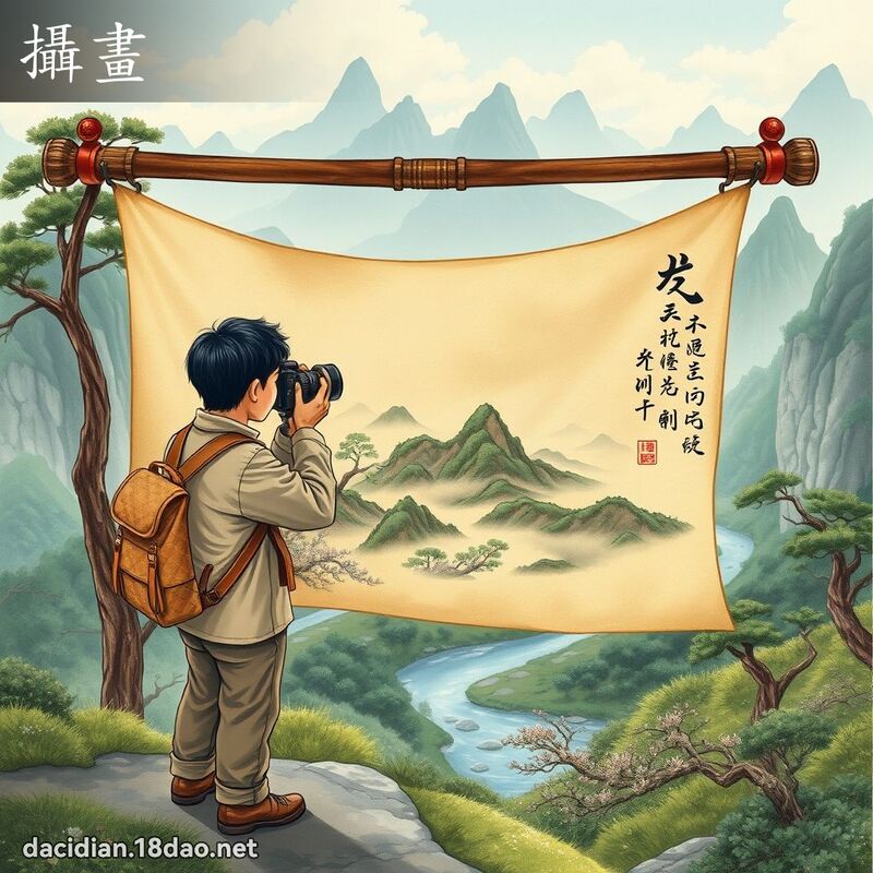摄画 - 国语大辞典配图