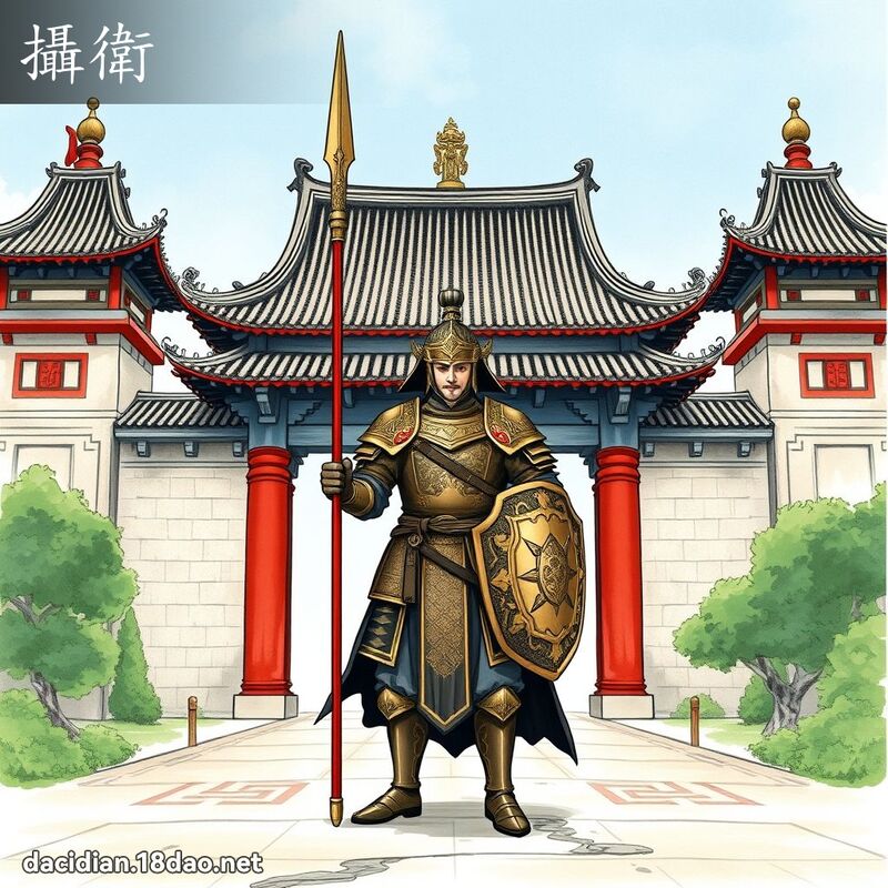 攝衛 - 國語大辭典配圖