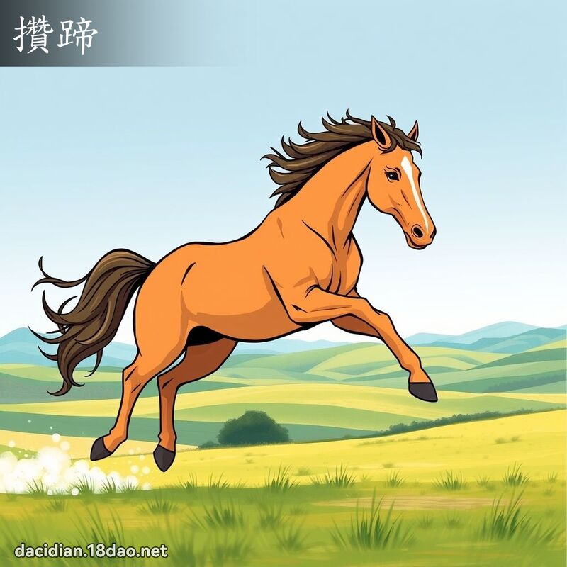 攢蹄 - 國語大辭典配圖