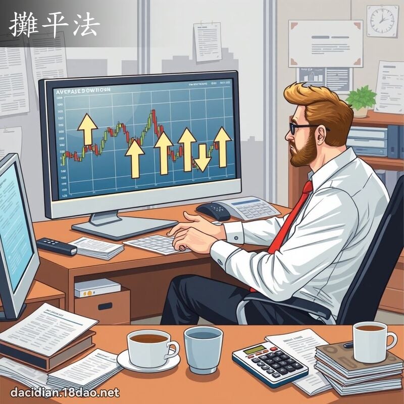 摊平法 - 国语大辞典配图