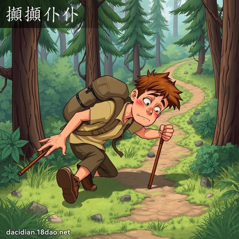 攧攧仆仆 - 國語大辭典配圖