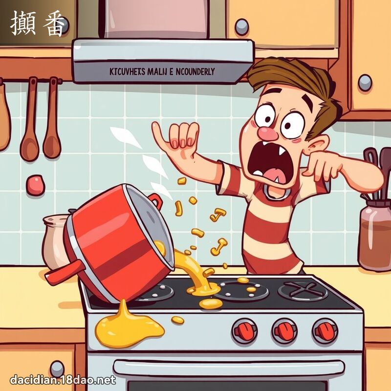 攧番 - 国语大辞典配图