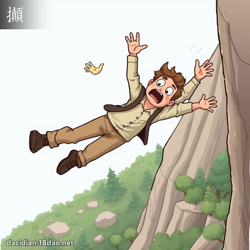 攧 - 國語大辭典配圖