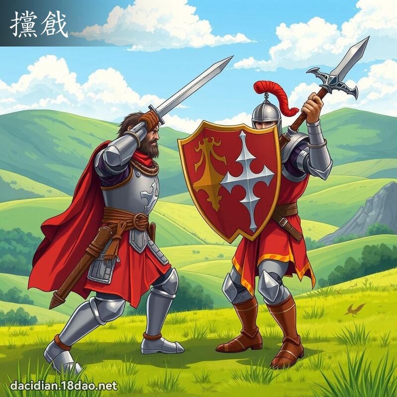 攩戧 - 國語大辭典配圖