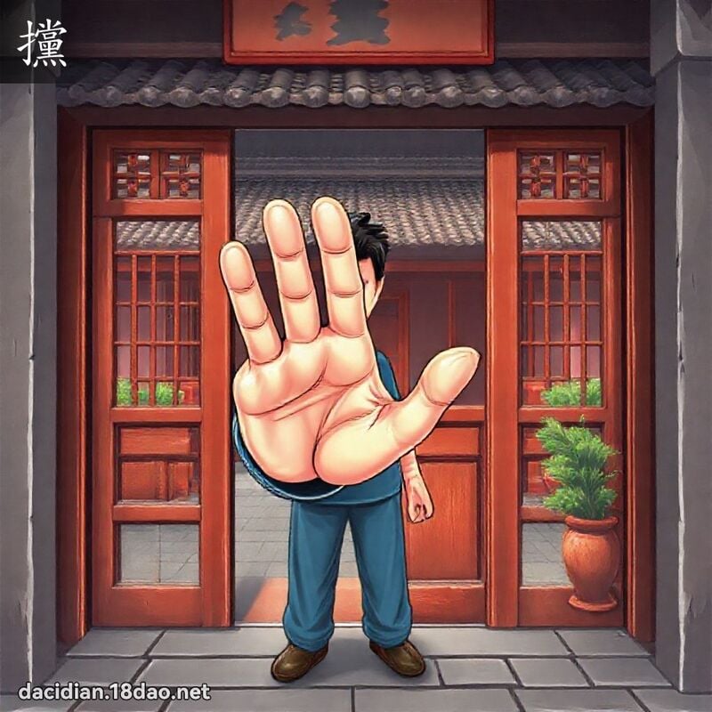 攩 - 國語大辭典配圖