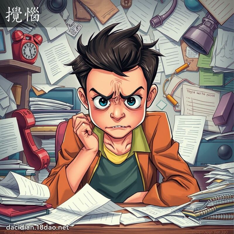攪惱 - 國語大辭典配圖