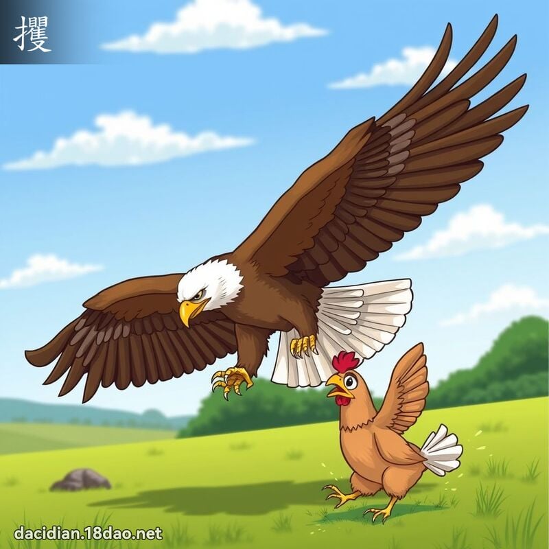 攫 - 國語大辭典配圖