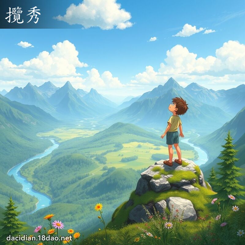 攬秀 - 國語大辭典配圖