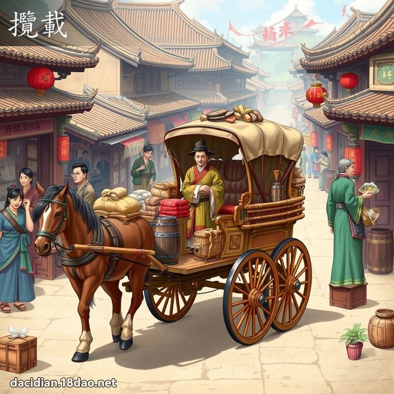 攬載 - 國語大辭典配圖