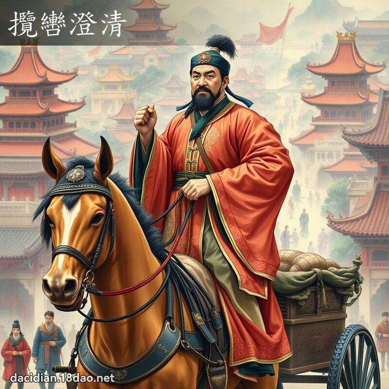 揽轡澄清 - 国语大辞典配图