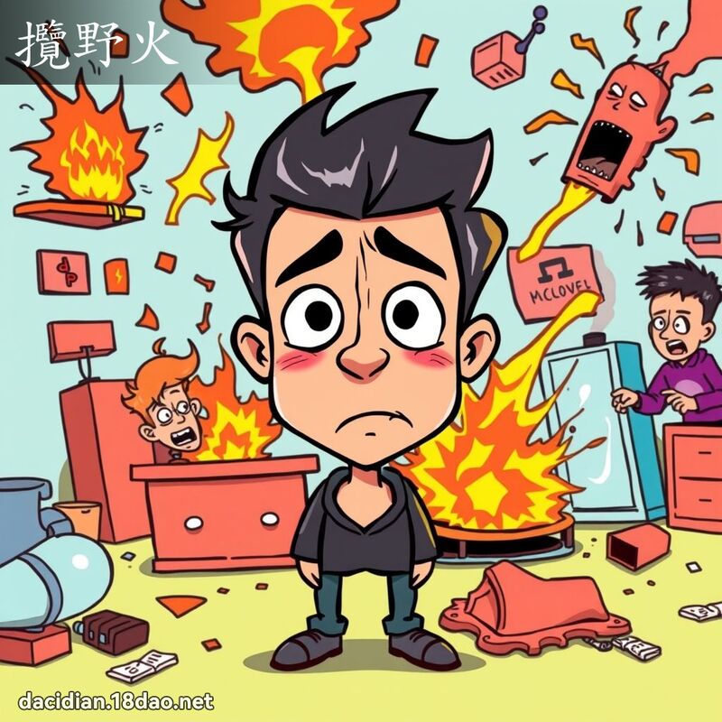 揽野火 - 国语大辞典配图