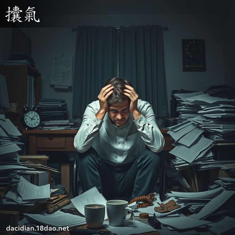 攮气 - 国语大辞典配图