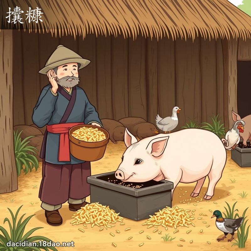 攮糠 - 國語大辭典配圖